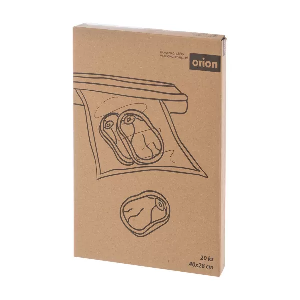 Sáček nylon do vakuovačky potr. 20 ks 40x28 cm