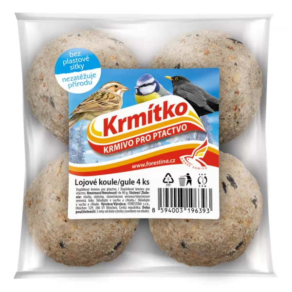 Koule lojsemenná 4ks folie