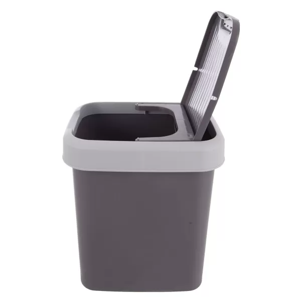 Koš odp. UH výkl. GREY Swing 12 l šedá