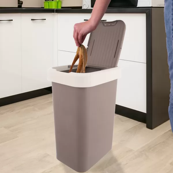 Koš odp. UH výkl. BEIGE Swing 25 l hnědá