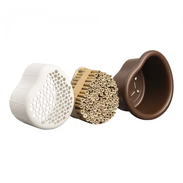 Hmyzí hotel-Organic bee hotel-chestnut brown 25