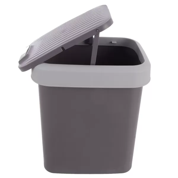 Koš odp. UH výkl. GREY Swing 12 l šedá