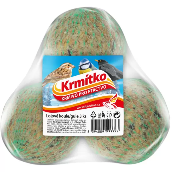 Koule lojsemenná 3ks folie