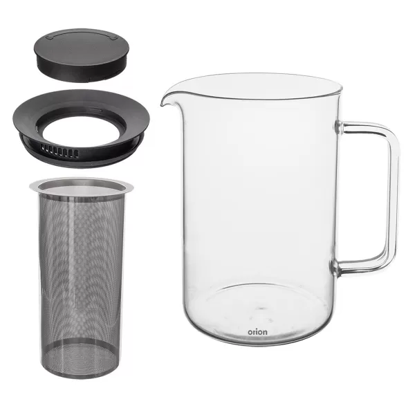 Konvice borosil. sklo/UH+filtr nerez 1,55 l