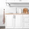 Háček bambus/kov nalepovací kulatý 2 ks
