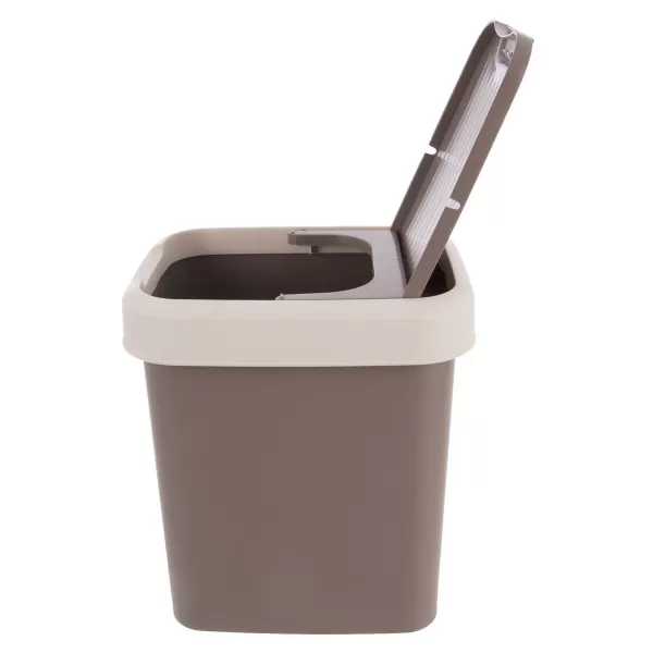 Koš odp. UH výkl. BEIGE Swing 12 l hnědá