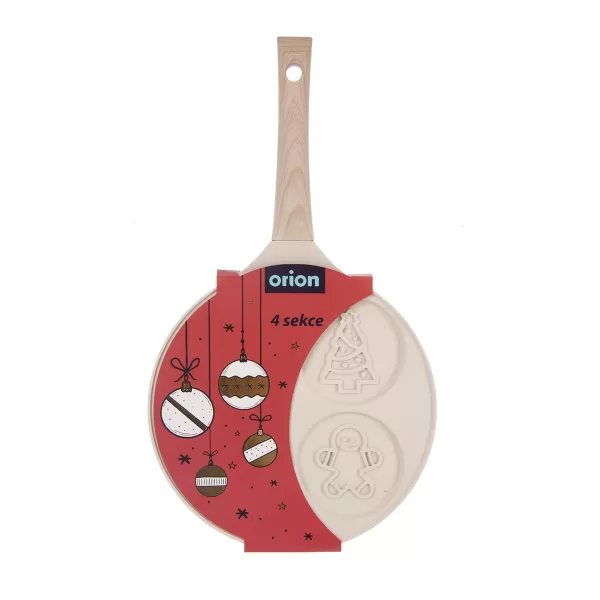 Pánev Crema volská oka/lívance pr. 26,5 cm 4 sekce vánoční