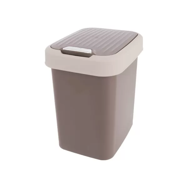 Koš odp. UH výkl. BEIGE Swing 12 l hnědá