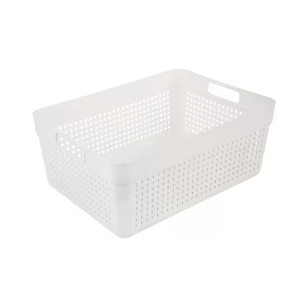 Košík UH Terra 32,5x23,5x14 cm bílá
