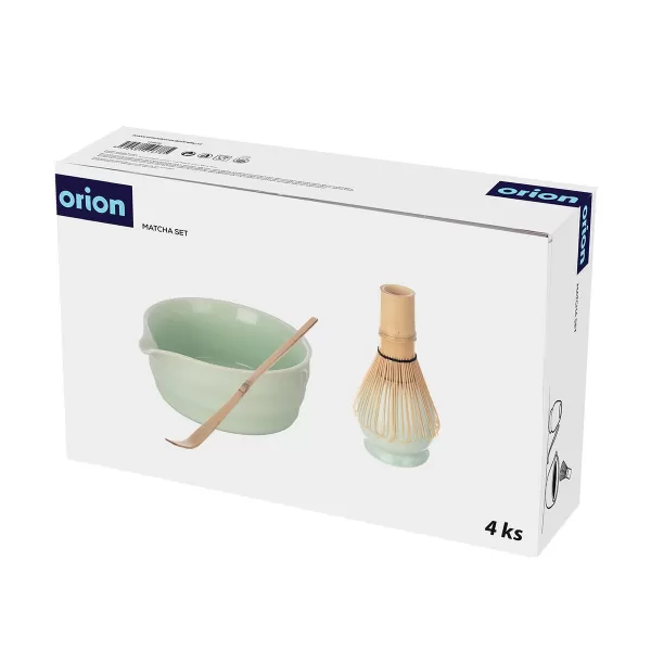 Matcha tea keramika/bambus set