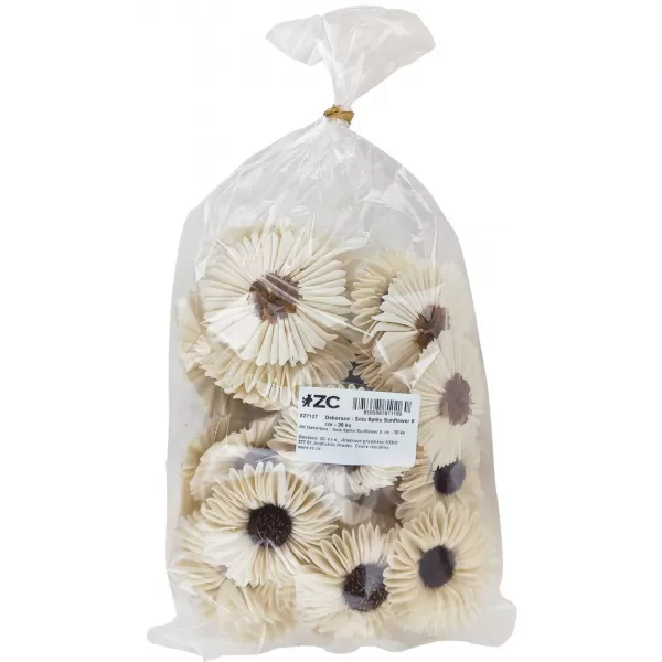 Dekorace - Sola Splite Sunflower 6 cm - 30 ks