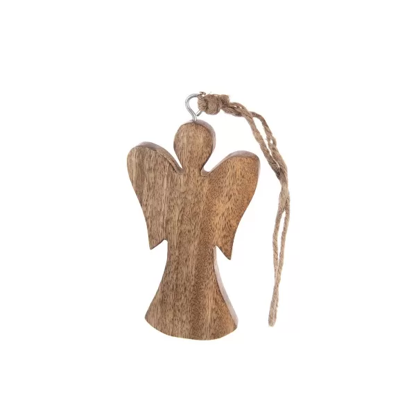 Anděl dřevo MANGO v. 14,7 cm