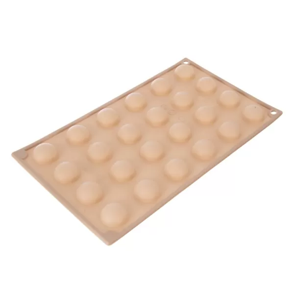 Forma silikon polokoule 24 béžová
