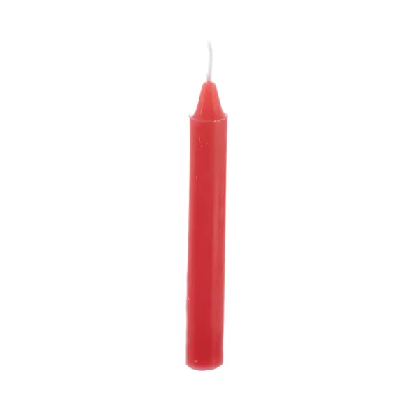 Svíčka vosk andělské zvonění 20 ks 10 cm červená