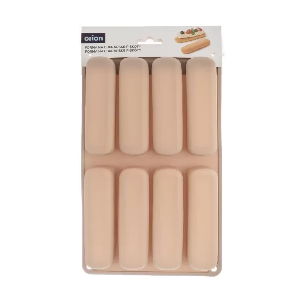 Forma silikon na cukrářské piškoty 8 béžová