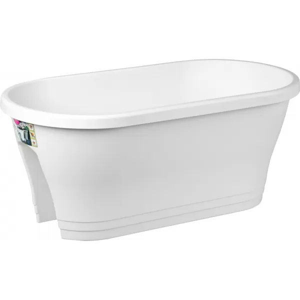 Truhlík Corsica Flower Bridge - white 60 cm