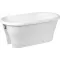 Truhlík Corsica Flower Bridge - white 60 cm
