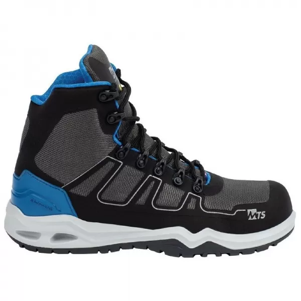 Obuv kotník nM SPORTY RANGE TRACK S3S ESD SR 40 černá-šedá-modrá