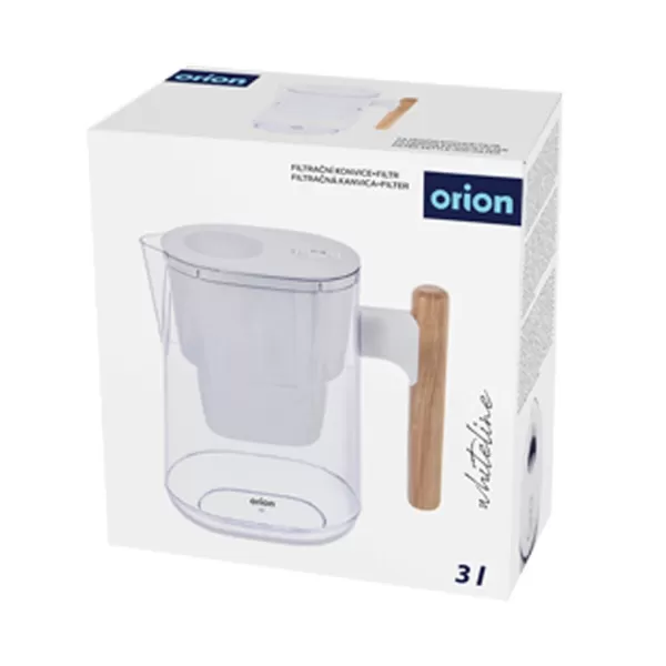 Konvice filtrační UH/dřevo WHITELINE 3 l+filtr bílá