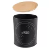 Dóza plech/bambus Na prádlo BLACK 3,3 l CZ