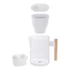 Konvice filtrační UH/dřevo WHITELINE 3 l+filtr bílá