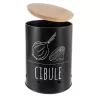 Dóza plech/bambus pr. 13 cm Cibule BLACK CZ