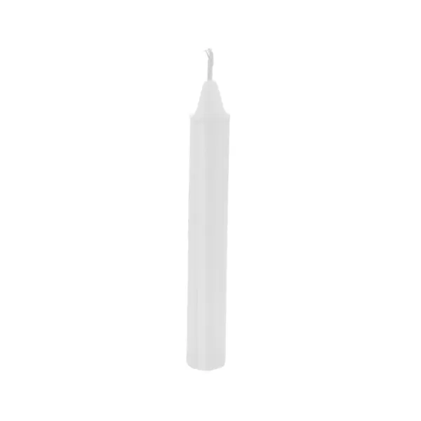 Svíčka vosk andělské zvonění 20 ks 10 cm bílá