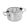 Kastrol nerez VENICE 4,3 l poklice sklo