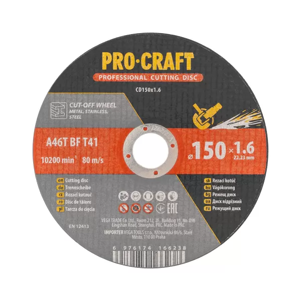 Řezný kotouč Procraft CD150x1.6