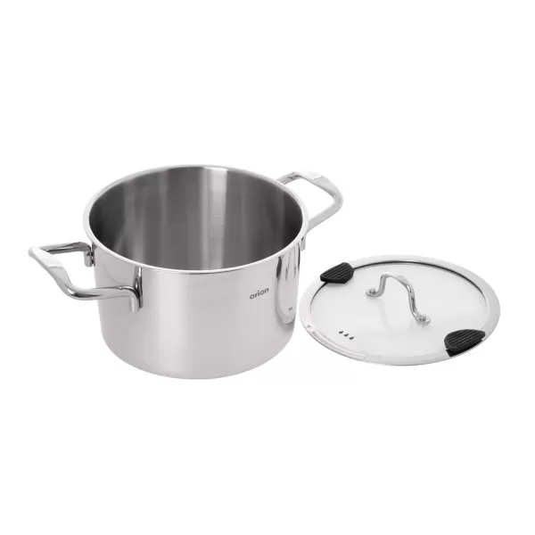 Kastrol nerez VENICE 2,3 l poklice sklo