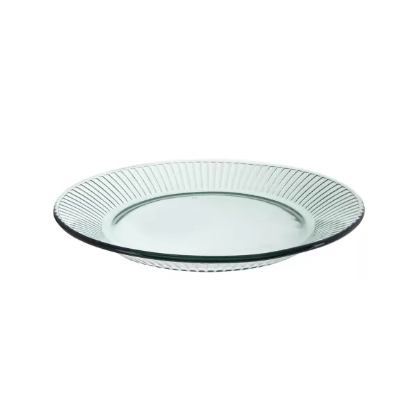 Talíř sklo dezertní VERDE pr. 21 cm