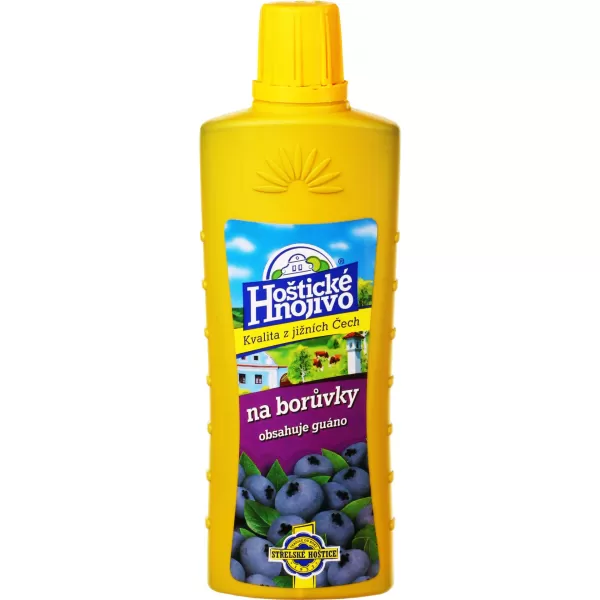 Hoštické tekuté - borůvky 500 ml s guánem
