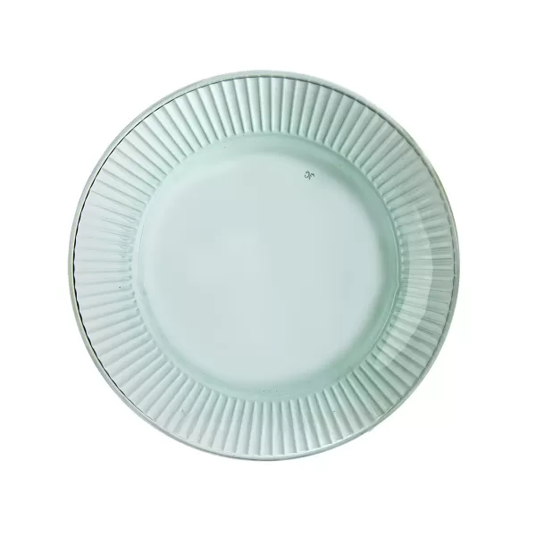 Talíř sklo dezertní VERDE pr. 21 cm