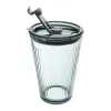 Sklenice+UH víčko a brčko VERDE 0,46 l, 1 ks