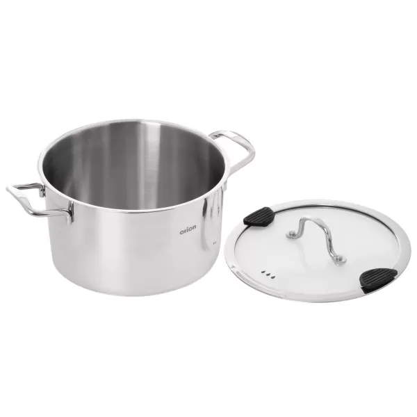Kastrol nerez VENICE 4,3 l poklice sklo