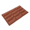 Forma silikon tyčinky kulaté 12 hnědá