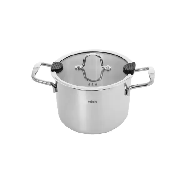 Hrnec nerez VENICE 4,6 l poklice sklo