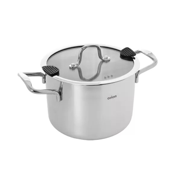 Hrnec nerez VENICE 2,3 l poklice sklo