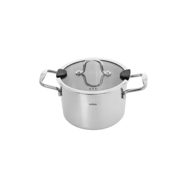 Kastrol nerez VENICE 1,9 l poklice sklo