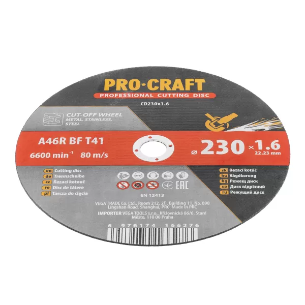 Řezný kotouč Procraft CD230x1.6