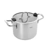 Hrnec nerez VENICE 3,5 l poklice sklo