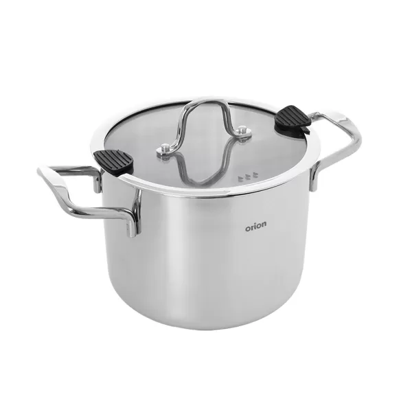 Hrnec nerez VENICE 3,5 l poklice sklo