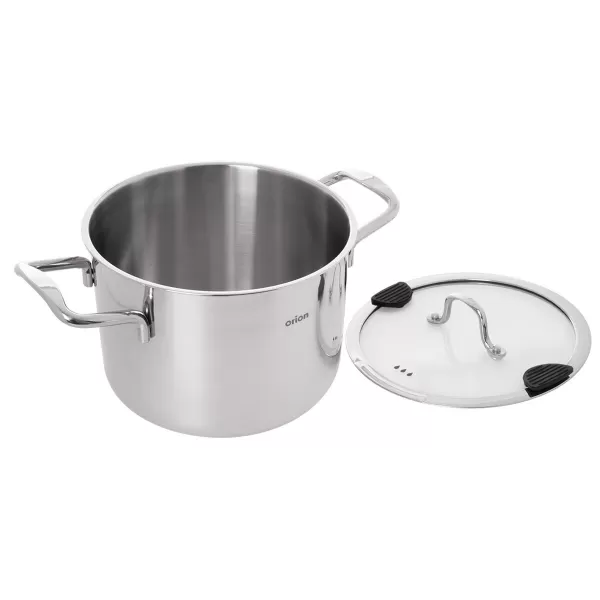 Hrnec nerez VENICE 4,6 l poklice sklo