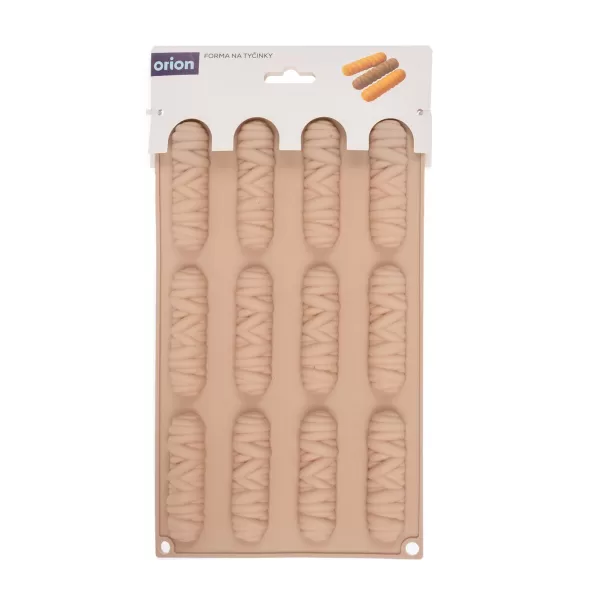 Forma silikon tyčinky kulaté 12 béžová