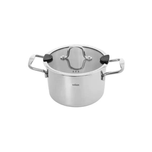 Kastrol nerez VENICE 2,3 l poklice sklo