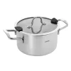 Kastrol nerez VENICE 6,2 l poklice sklo