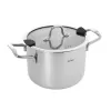Hrnec nerez VENICE 4,6 l poklice sklo