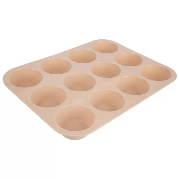 Forma silikon muffiny 12 béžová