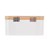 Chlebovka plech/bambus 30x19,5x14,5 cm WHITELINE