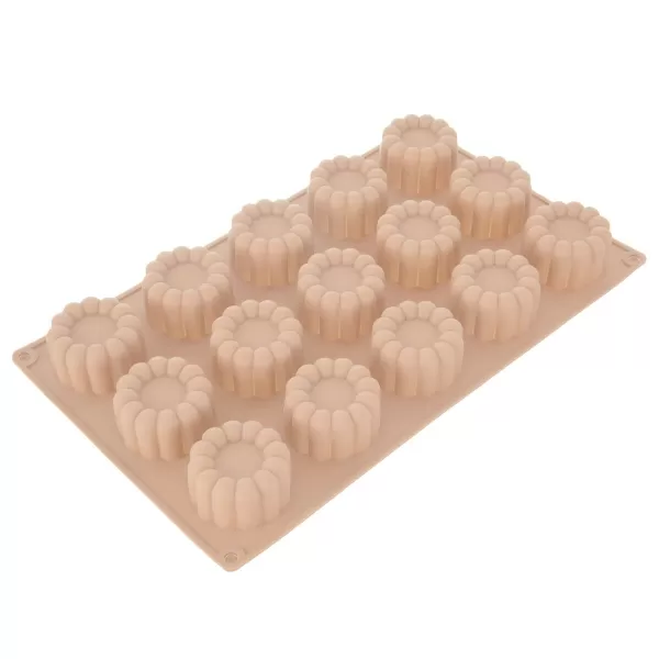 Forma silikon kytičky 15 béžová